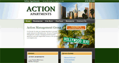 Desktop Screenshot of actionapartments.com